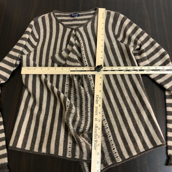 Splendid striped cashmere‎ cardigan sweater s - Picture 7 of 7